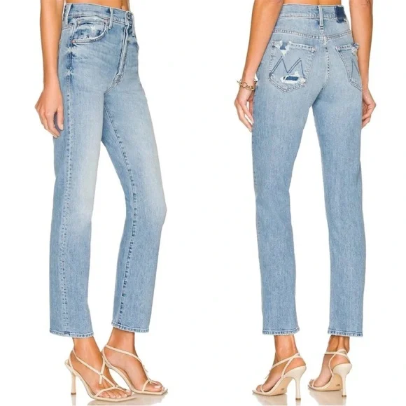 Mother Jeans High Waisted Hiker Hover Free & Wild - Picture 4 of 11